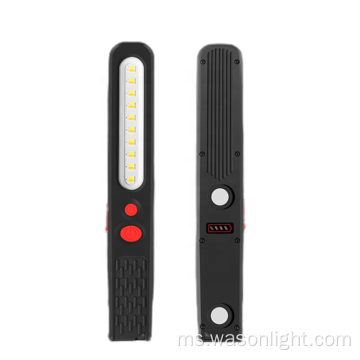 Wason Reka Bentuk Baru Slim Ultrathin Handheld Portable Magnet Magnetic Recharnet Rechurmet Lead Lead Led Torch Lightings